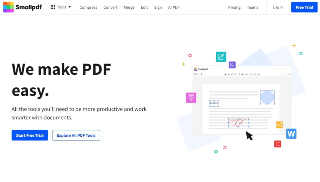PDF 편집 사이트