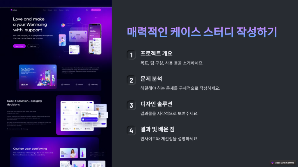 UX/UI 포트폴리오의 핵심 요소